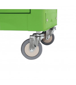 Combined Roller Cabinet and Tool Chest, 6 Drawer, 24, Green