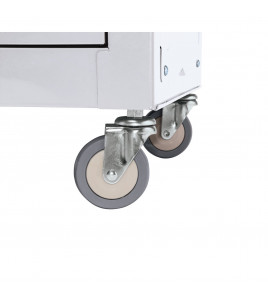 Combined Roller Cabinet and Tool Chest, 6 Drawer, 24, White