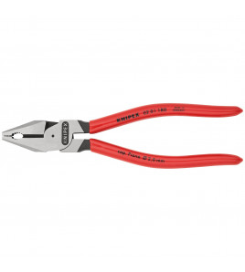 KNIPEX 02 01 180 High Leverage Combination Pliers, 180mm