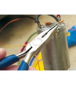 Spring Loaded Long Nose Pliers, 115mm