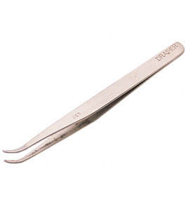 Fine Point Curved Tweezers, 120mm