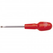 Plain Slot Flared Tip Cabinet Pattern Screwdriver, 5 x 75mm (Sold Loose)