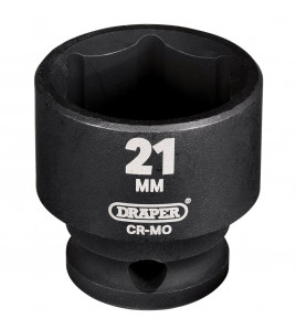 Draper HI-TORQ® Metric Impact Socket, 3/8 Sq. Dr., 21mm