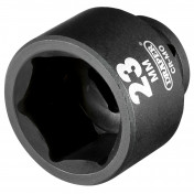 Draper Hi-TORQ® Impact Socket, 3/8 Sq. Dr., 23mm