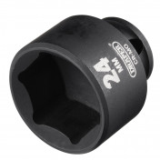 Draper HI-TORQ® Metric Impact Socket, 3/8 Sq. Dr., 24mm