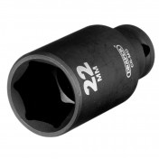 Draper HI-TORQ® Metric Deep Impact Socket, 3/8 Sq. Dr., 22mm