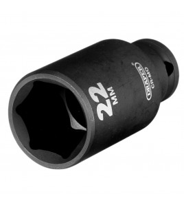 Draper HI-TORQ® Metric Deep Impact Socket, 3/8 Sq. Dr., 22mm