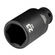 Draper HI-TORQ® Metric Deep Impact Socket, 3/8 Sq. Dr., 23mm