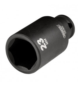 Draper HI-TORQ® Metric Deep Impact Socket, 3/8 Sq. Dr., 23mm