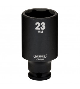 Draper HI-TORQ® Metric Deep Impact Socket, 3/8 Sq. Dr., 23mm