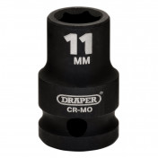 Draper HI-TORQ® Metric Impact Socket, 1/2 Sq. Dr., 11mm