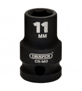 Draper HI-TORQ® Metric Impact Socket, 1/2 Sq. Dr., 11mm