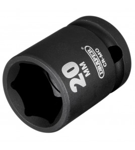 Draper Hi-TORQ® Impact Socket, 1/2 Sq. Dr., 20mm