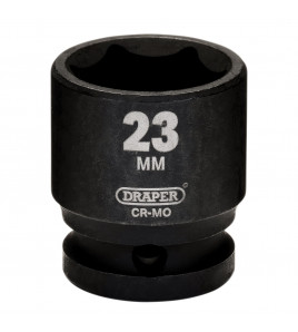 Draper HI-TORQ® Metric Impact Socket, 1/2 Sq. Dr., 23mm