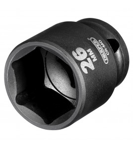 Draper Hi-TORQ® Impact Socket, 1/2 Sq. Dr., 26mm