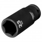 Draper Hi-TORQ® Deep Impact Socket, 1/2 Sq. Dr., 23mm