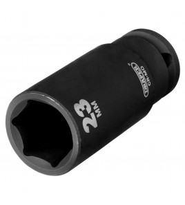 Draper Hi-TORQ® Deep Impact Socket, 1/2 Sq. Dr., 23mm