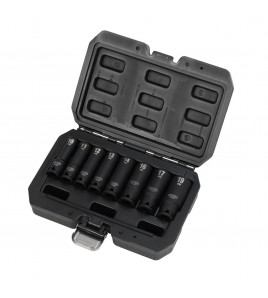 Draper HI-TORQ® Metric Deep Impact Socket Set, 3/8 Sq. Dr. (8 Piece)