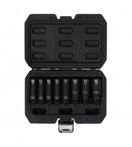 Draper HI-TORQ® Metric Deep Impact Socket Set, 3/8 Sq. Dr. (8 Piece)