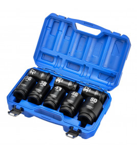 Draper HI-TORQ® Metric Deep Impact Socket Set, 1 Sq. Dr. (8 Piece)
