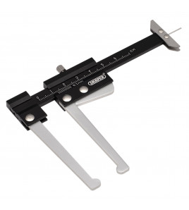Brake Disc Caliper with Tread Depth Gauge, 0-60mm