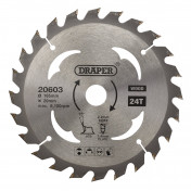 TCT Circular Saw Blade for Wood, 165 x 20mm, 24T