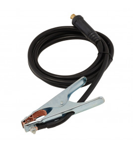 Draper Expert MMA Welding Earth Lead and Clamp with 35/50 Dinse-type Plug, 3m, 300A