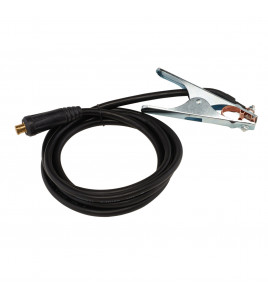 Draper Expert MMA Welding Earth Lead and Clamp with 35/50 Dinse-type Plug, 3m, 300A