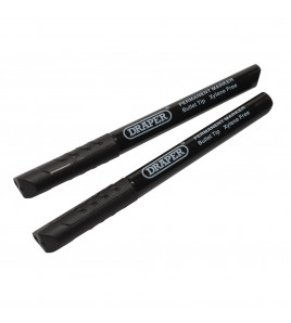 Marker Pens, Black (Pack of 2)