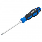 2-in-1 Reversible Blade Soft Grip Screwdriver, SL6/PZ2 x 175mm