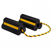 Heavy Duty Rubber Wheel Chocks, 3 Tonne (Pair)