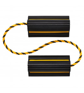 Heavy Duty Rubber Wheel Chocks, 3 Tonne (Pair)