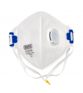 FPP3 NR Vertical Fold Flat Face Masks with Valve (Pack of 10)