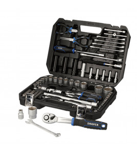 Draper HI-TORQ® Metric Socket Set, 1/4 & 1/2 Sq. Dr. (83 Piece)