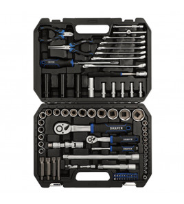Draper HI-TORQ® Metric Socket Set, 1/4 & 1/2 Sq. Dr. (83 Piece)