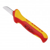 KNIPEX 98 52 Cable Knife insulating multi-component handle, VDE-tested, 190mm