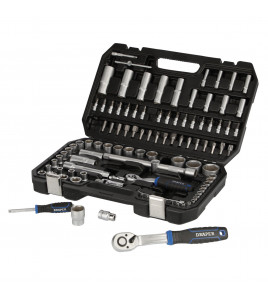 Draper HI-TORQ® Metric Socket Set, 1/4 & 1/2 Sq. Dr. (108 Piece)