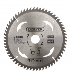 TCT Circular Saw Blade for Wood, 185 x 25.4mm, 60T