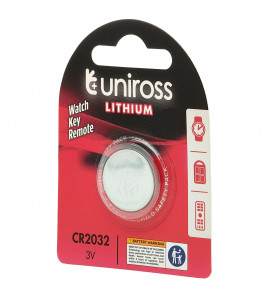 Uniross Lithium Coin Cell CR2032 Battery