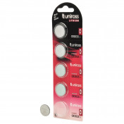 Uniross Lithium Coin Cell CR2025 Batteries (Pack of 5)