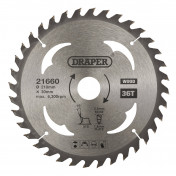 TCT Circular Saw Blade for Wood, 210 x 30mm, 36T