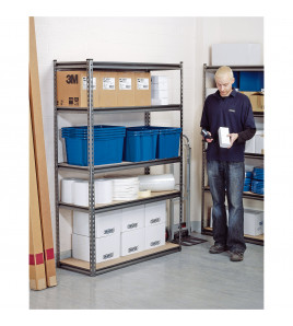 Draper Expert Heavy Duty Steel Shelving Unit, 5 Shelves, L1220 x W450 x H1830mm
