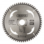 TCT Circular Saw Blade for Wood, 210 x 30mm, 60T