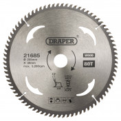 TCT Circular Saw Blade for Wood, 255 x 30mm, 80T