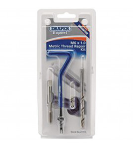 Draper Expert Metric Thread Repair Kit, M6 x 1.0