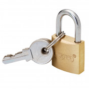 Brass Cylinder Padlock, 20mm