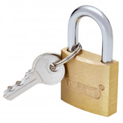 Brass Cylinder Padlock, 30mm