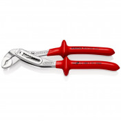 KNIPEX 88 07 250 Alligator® Water Pump Pliers with dipped insulation, VDE-tested chrome-plated, 250mm