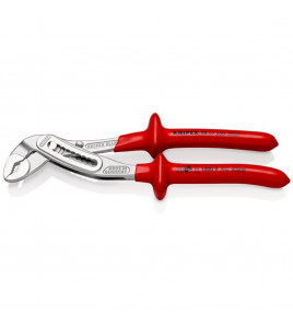 KNIPEX 88 07 250 Alligator® Water Pump Pliers with dipped insulation, VDE-tested chrome-plated, 250mm