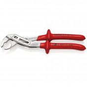 KNIPEX 88 07 250 Alligator® Water Pump Pliers with dipped insulation, VDE-tested chrome-plated, 250mm